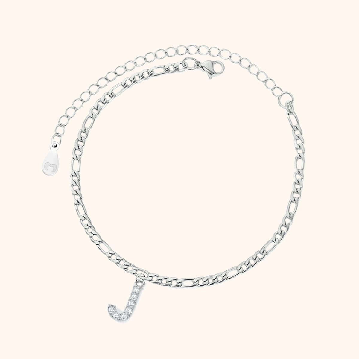 Bracelet de cheville Initiales - LaMaisonDesBijoux