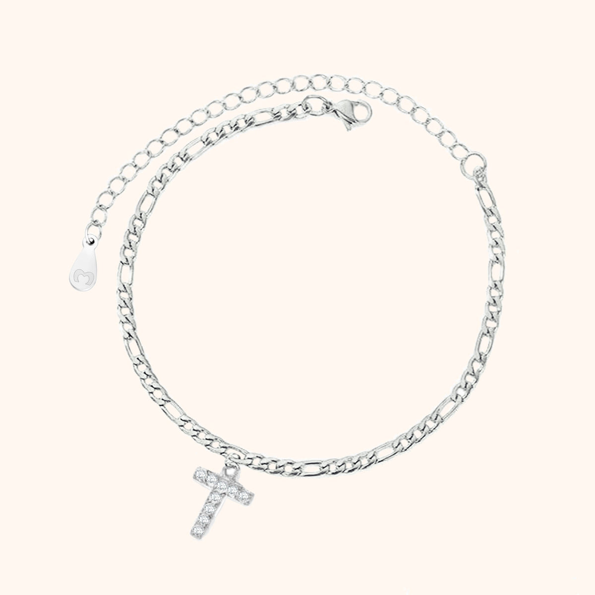Bracelet de cheville Initiales - LaMaisonDesBijoux