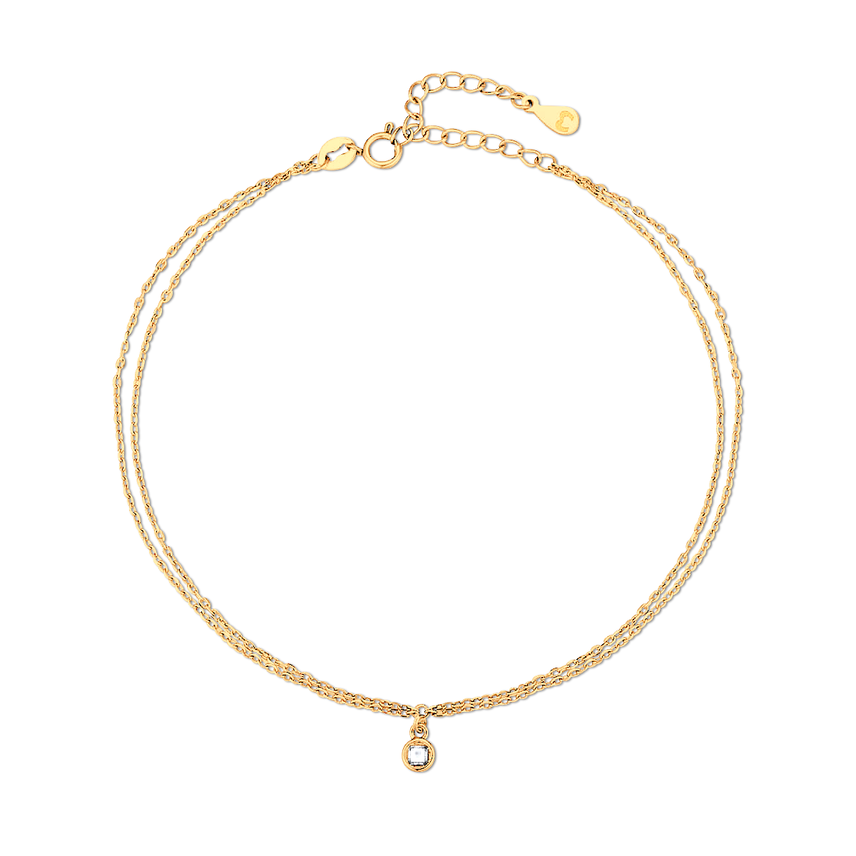 Bracelet de cheville Zircone Iluminée - LaMaisonDesBijoux