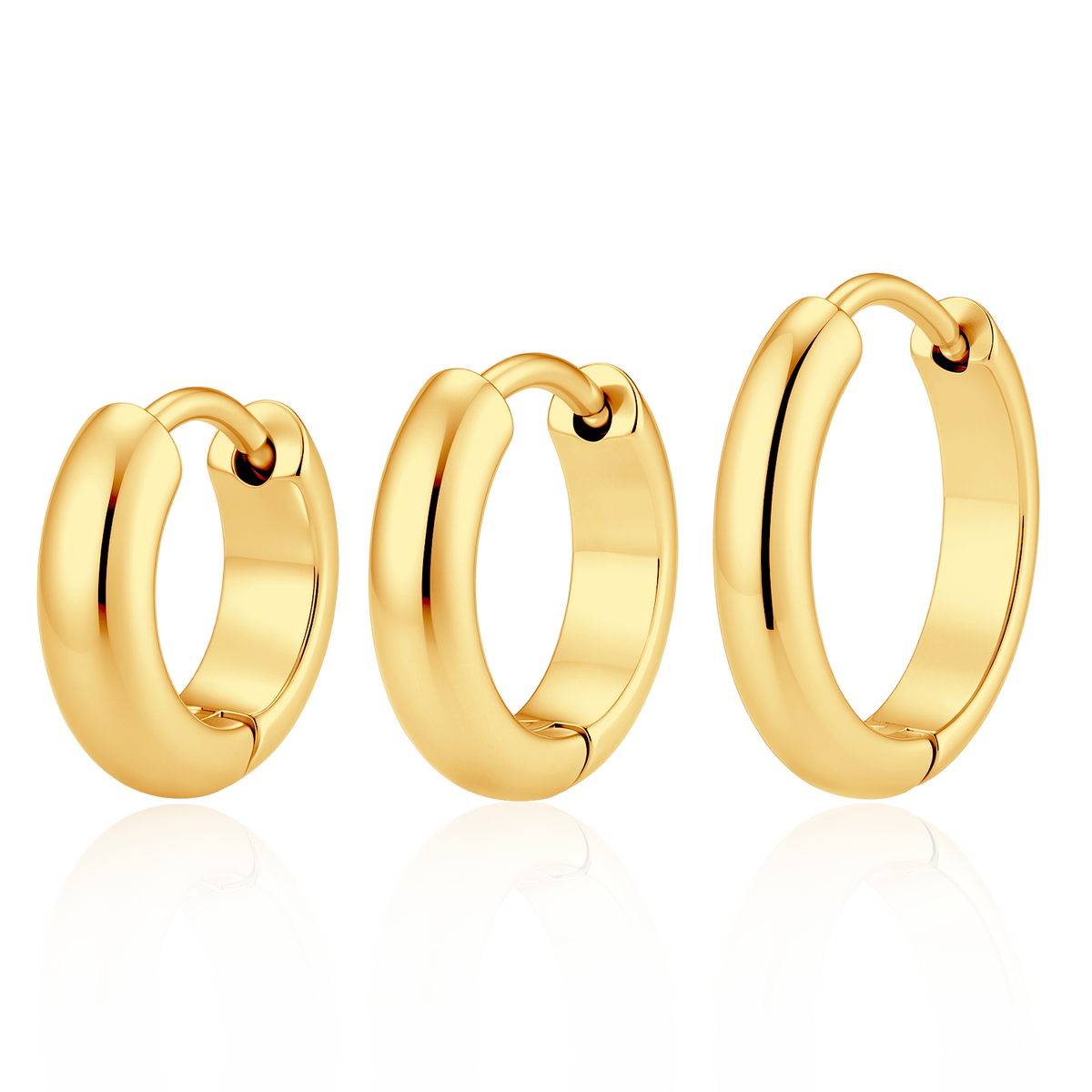 Boucles d'oreilles 3-Anneaux