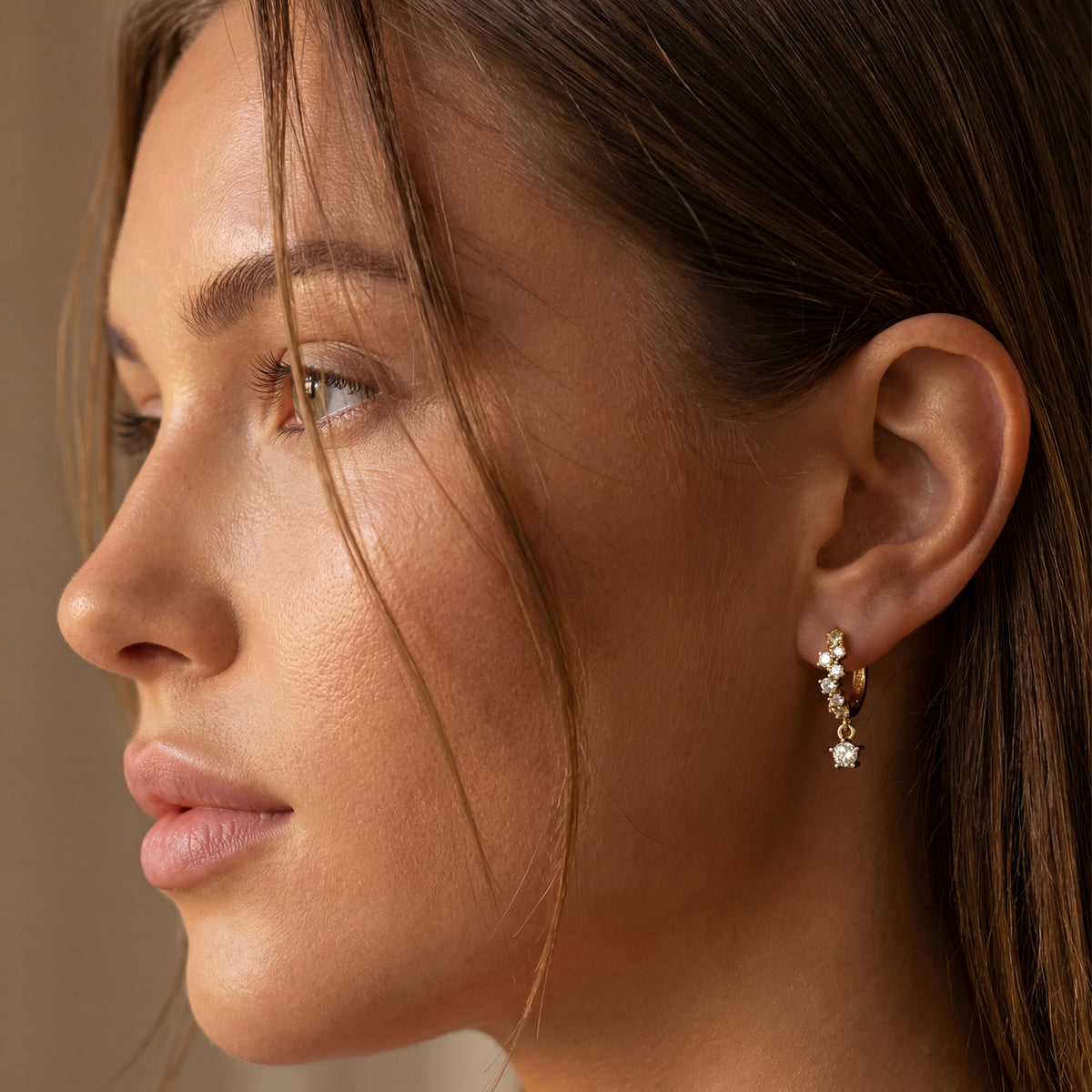 Boucles d'oreilles Anneaux Adamantin