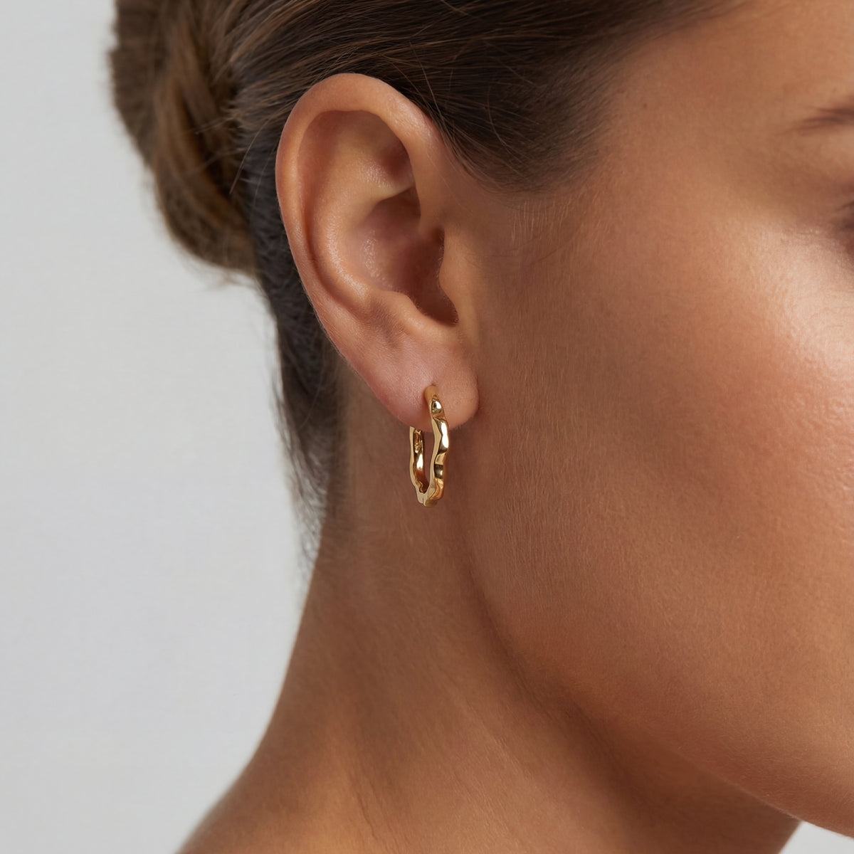 Boucles d'oreilles Anneaux Vague