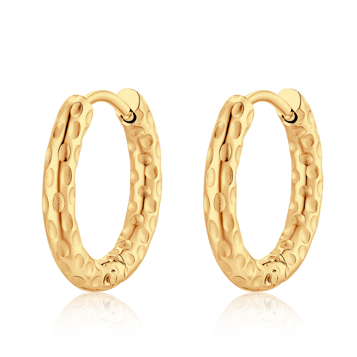 Boucles d'oreilles Anneaux Pointillés