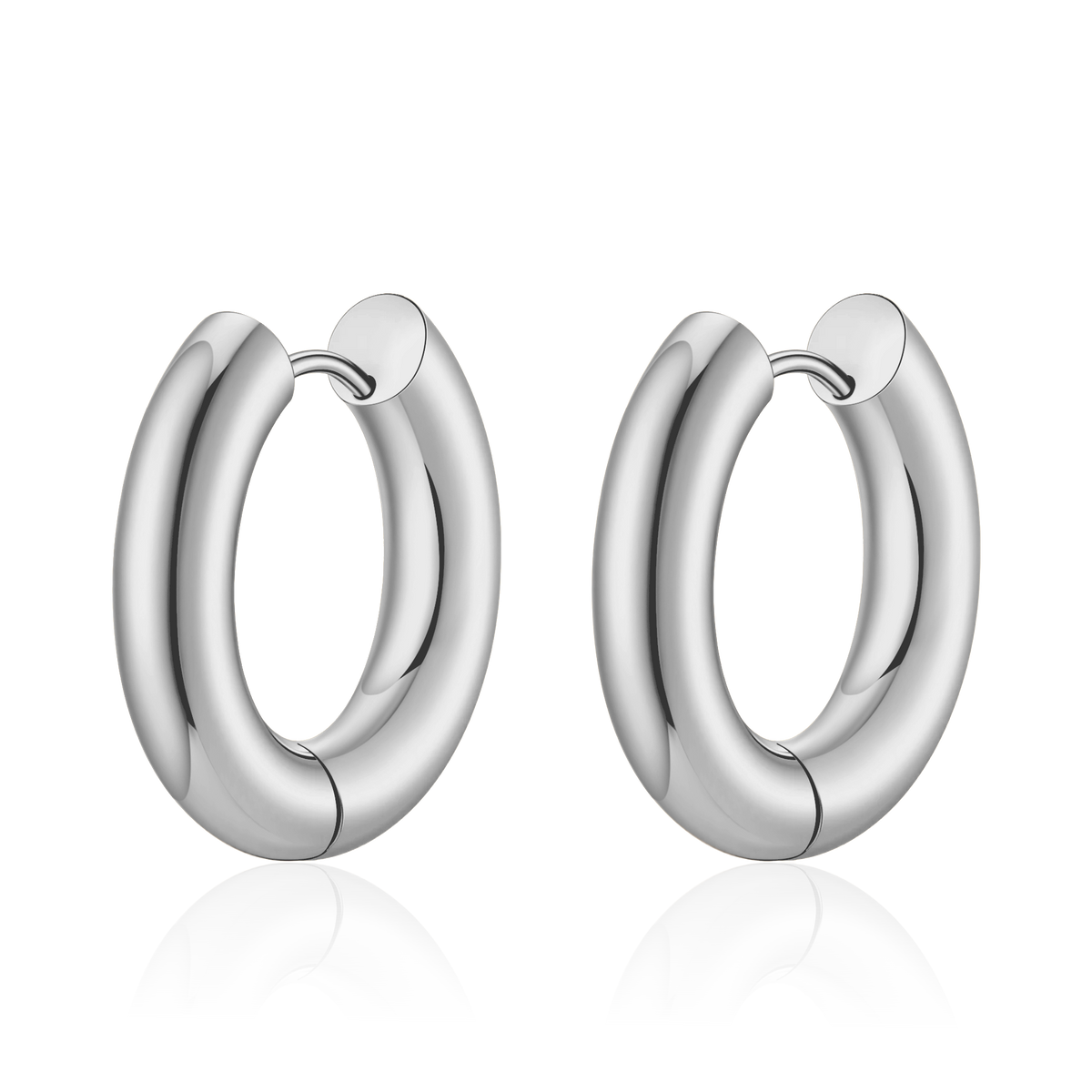 Boucles d'oreilles Anneaux Lisses