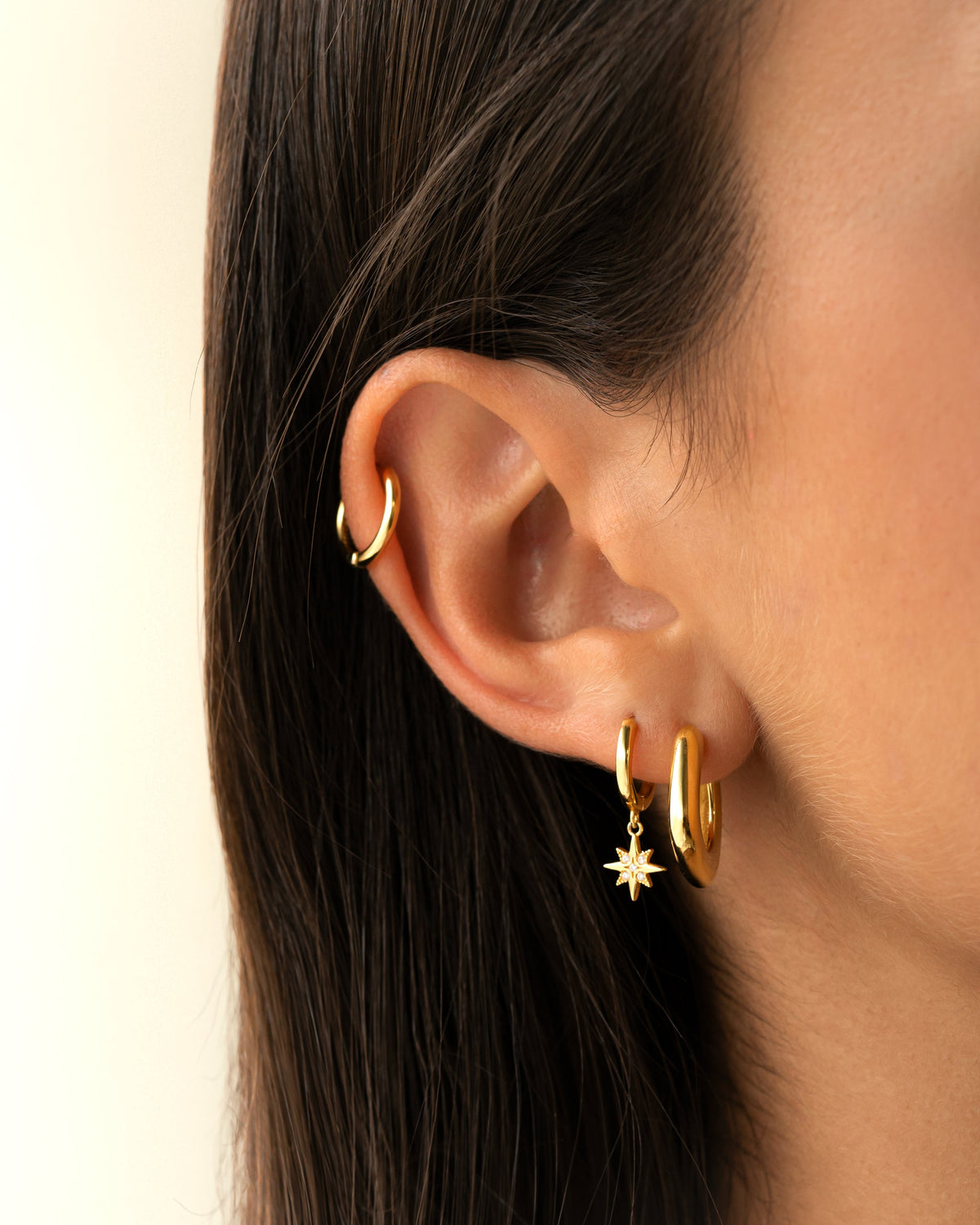 Boucles "Demi-anneau Lumina" - LaMaisonDesBijoux