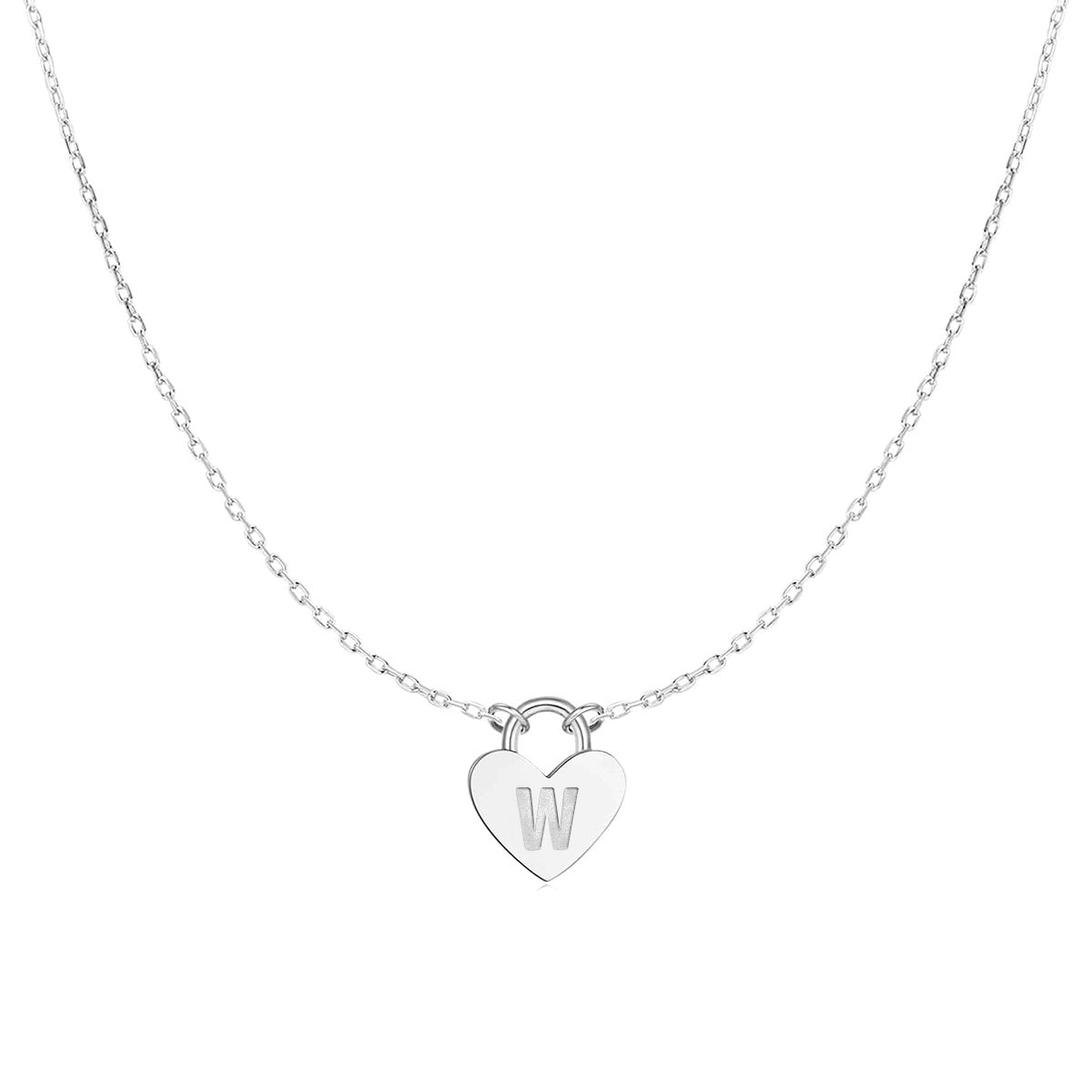 Collier Initiale Cœur - LaMaisonDesBijoux