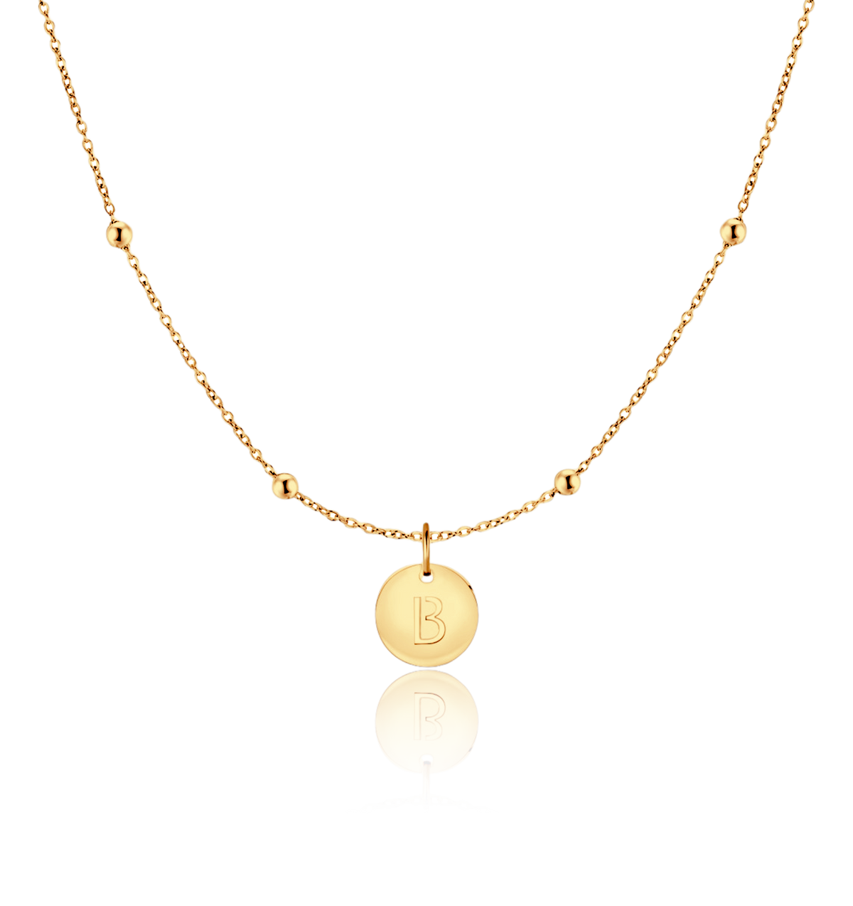Collier Cercle Initiale