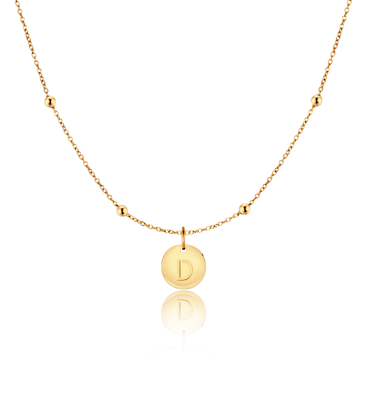 Collier Cercle Initiale