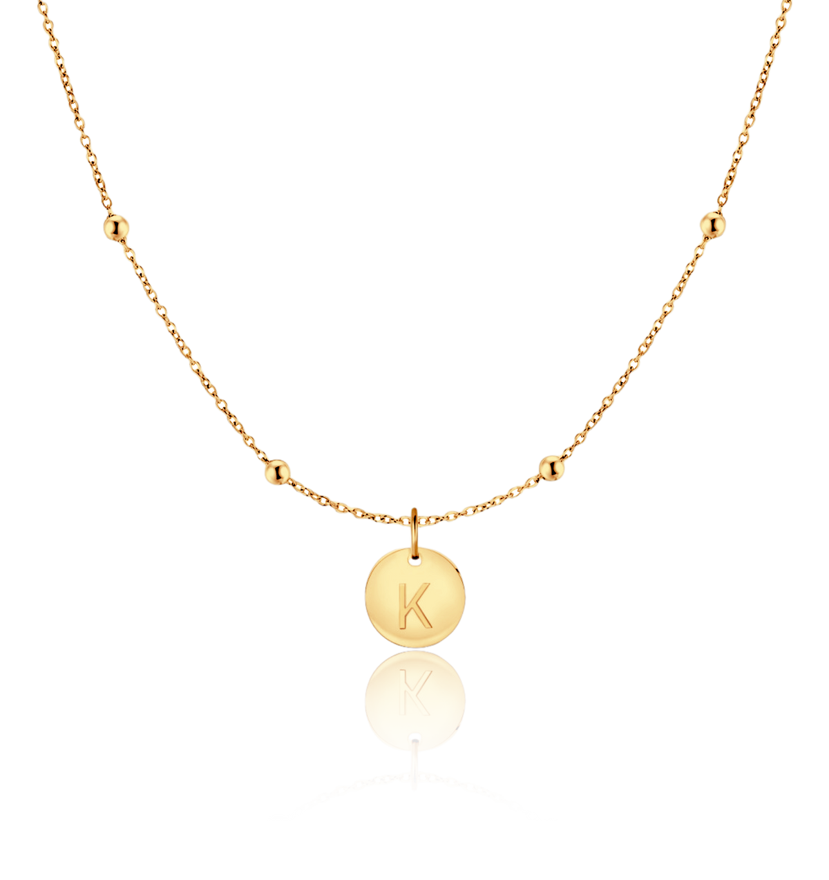 Collier Cercle Initiale