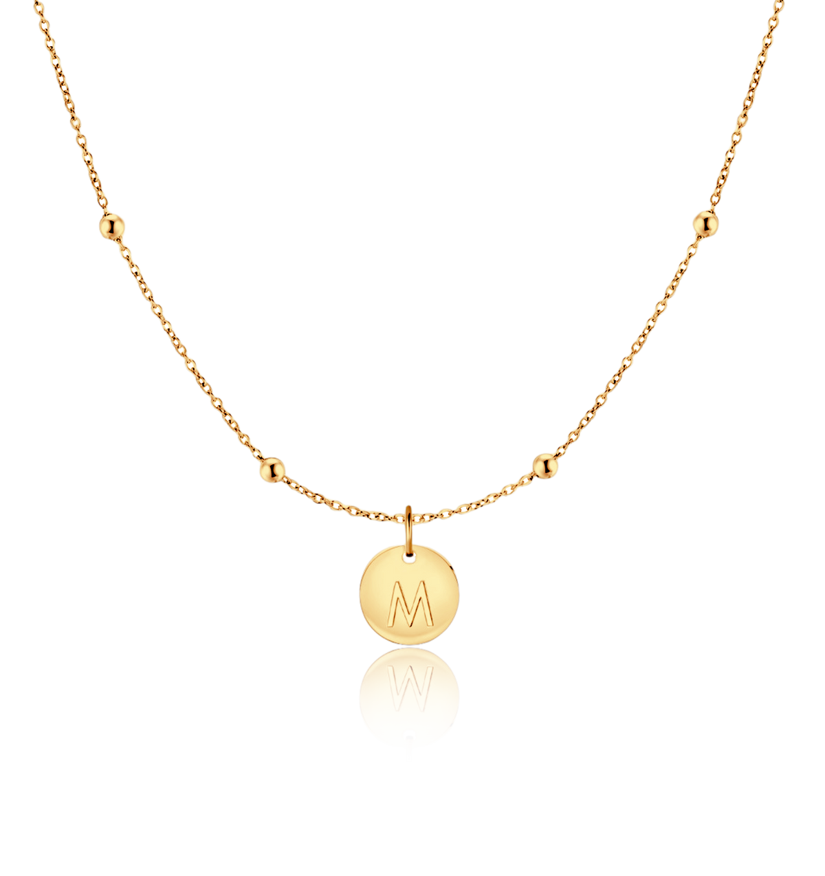 Collier Cercle Initiale