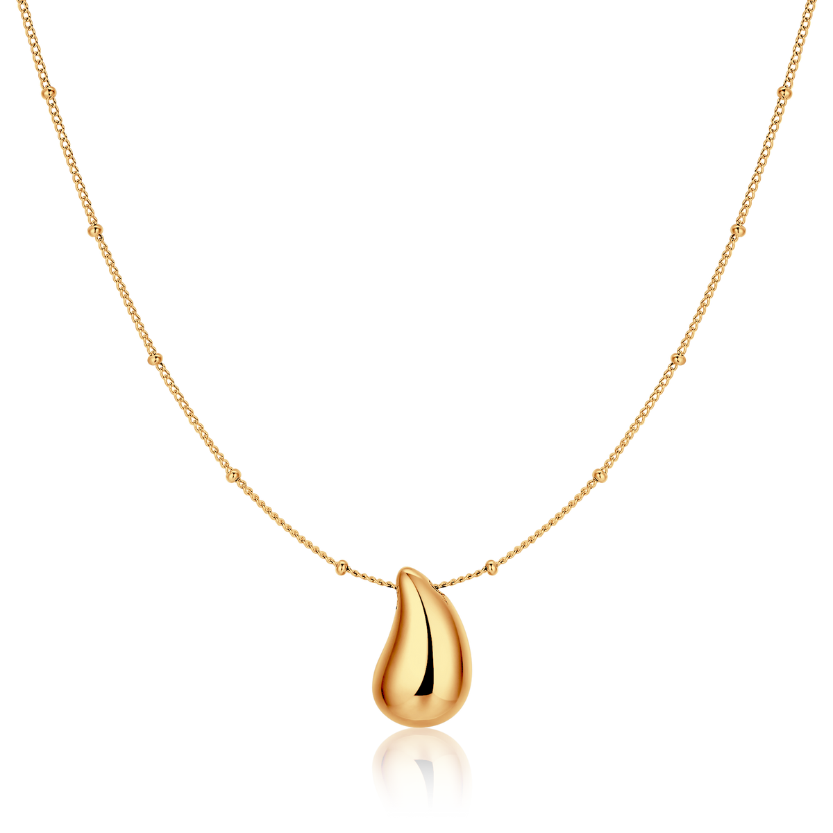 Collier Goutte Polie