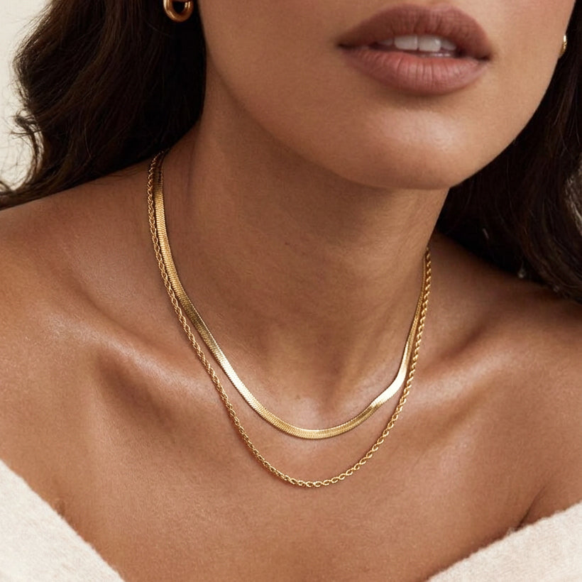 Collier Chaînes Mixtes
