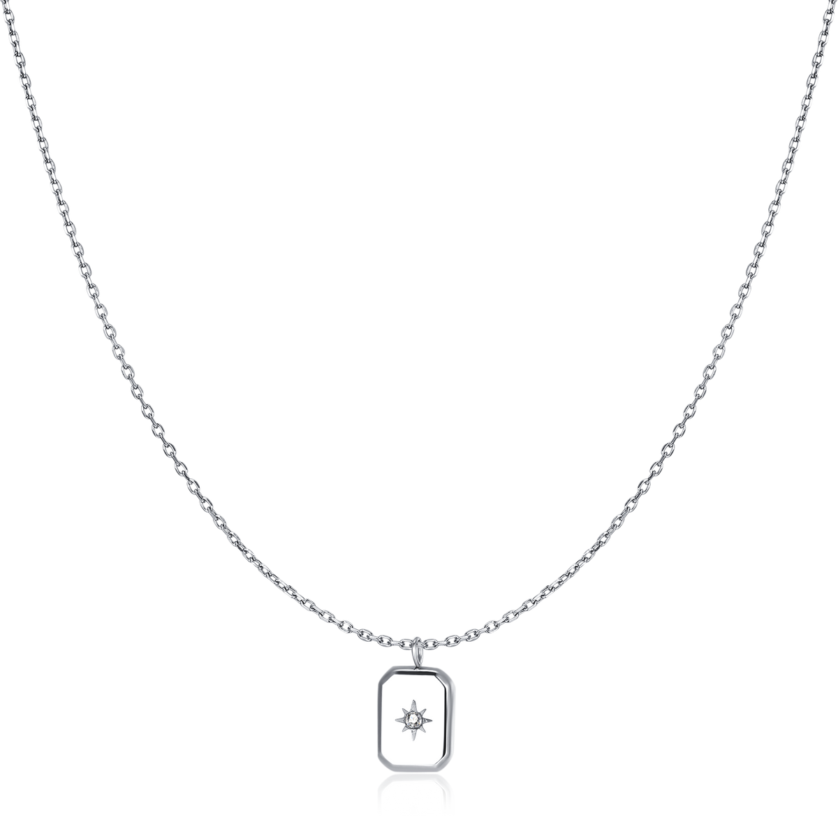 Collier Étoile Encadrée