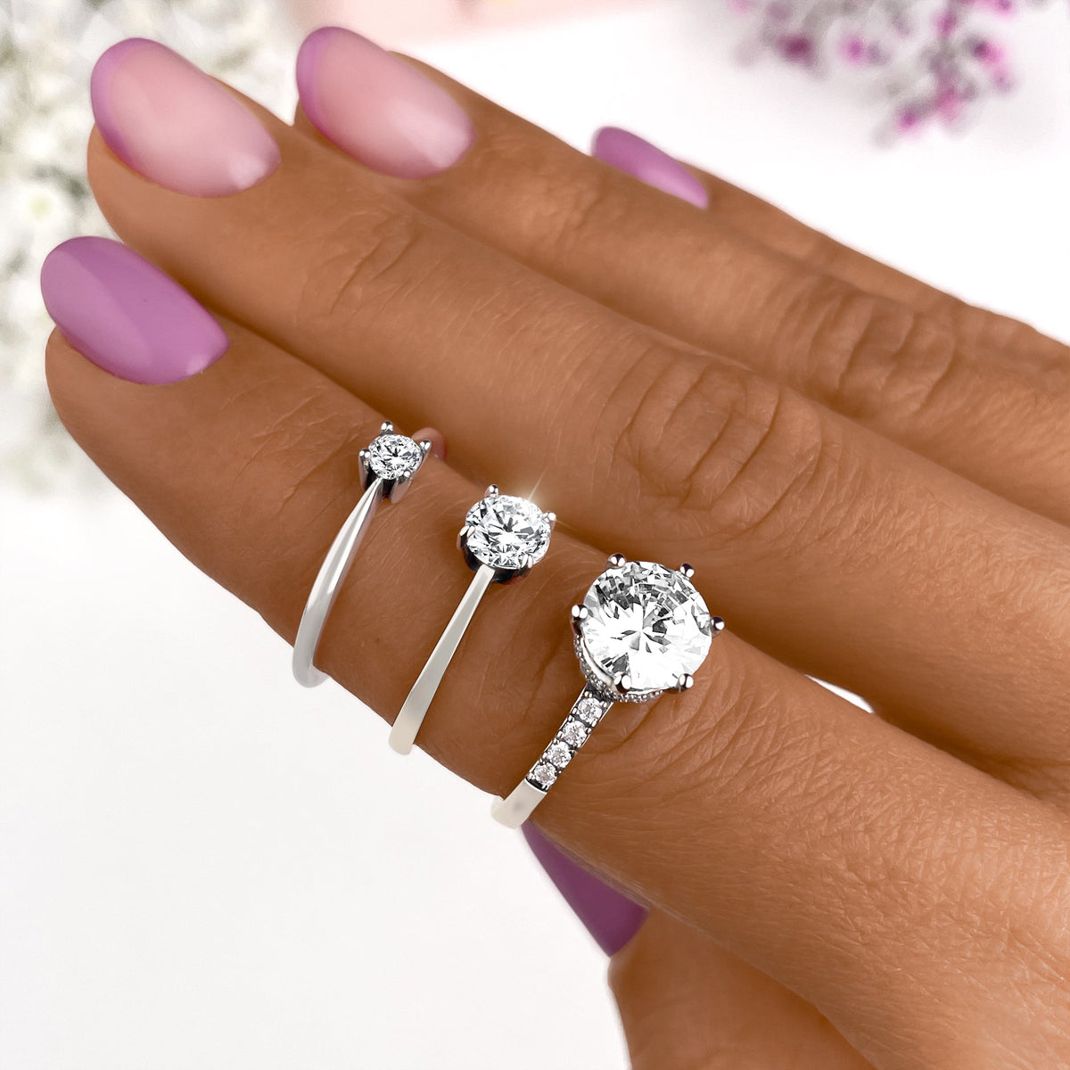 Bague Zircone Ovale - LaMaisonDesBijoux