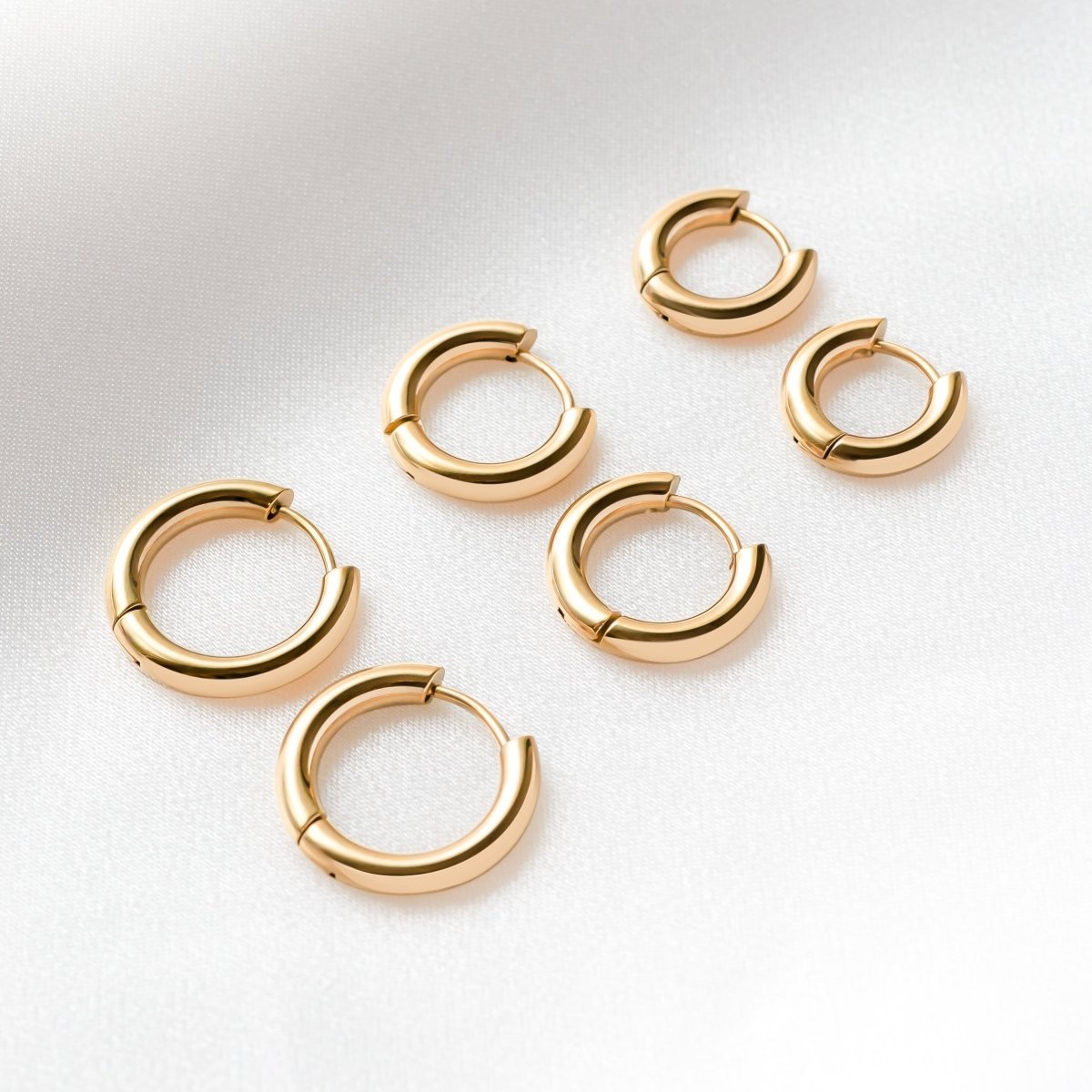 Boucles d'oreilles Rond-point Acier