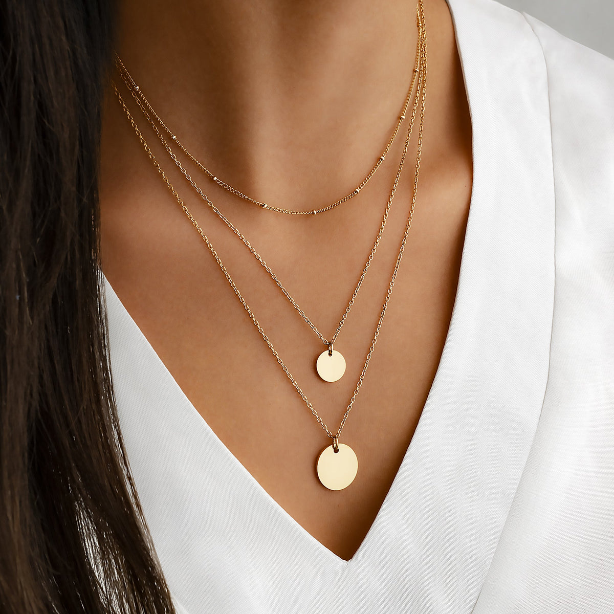 Collier "Triple Chaîne" - LaMaisonDesBijoux
