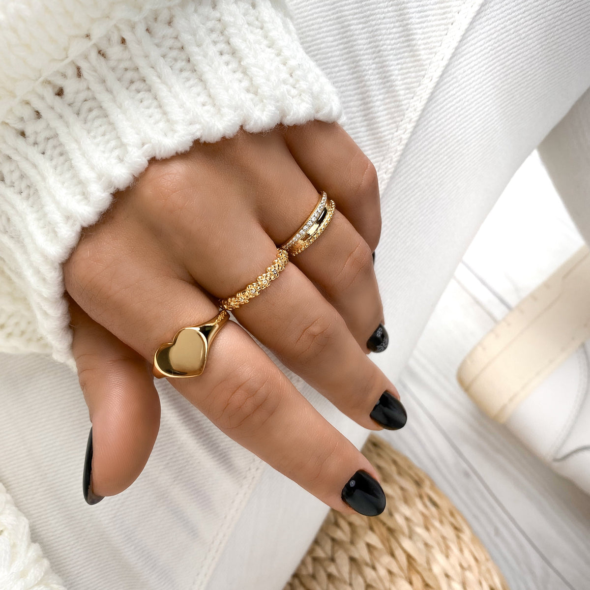 Bague "Cœur Aimant" - LaMaisonDesBijoux