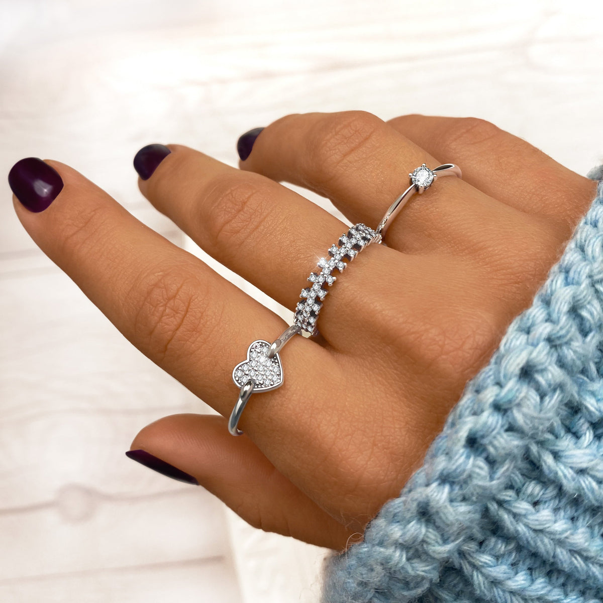 Bague "Zircone Solitaire" - LaMaisonDesBijoux