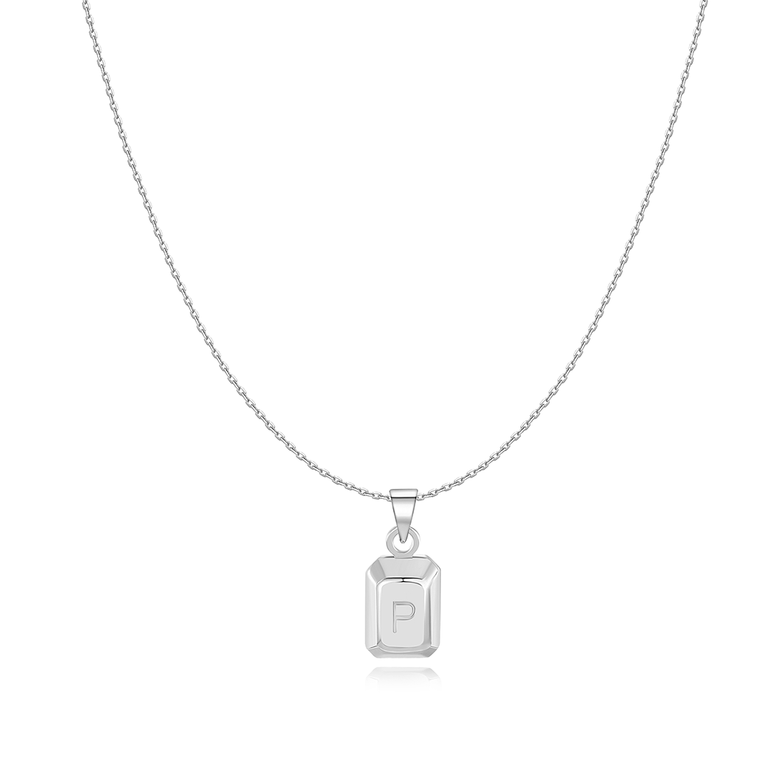 Collier "Lingot Initiale" - LaMaisonDesBijoux