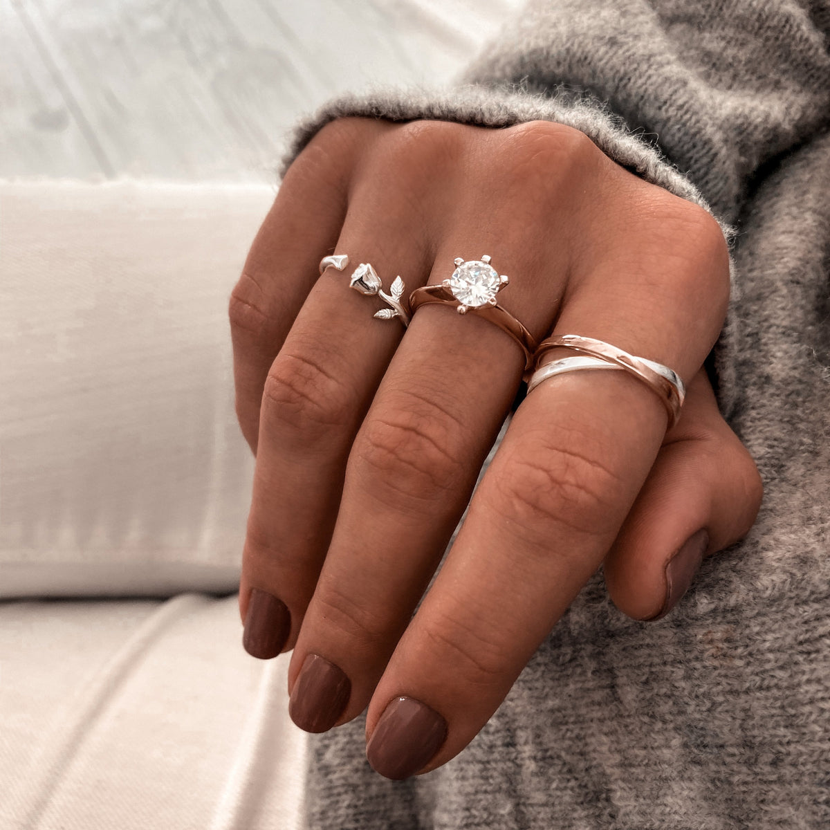 Bague "Petite Rose" - LaMaisonDesBijoux