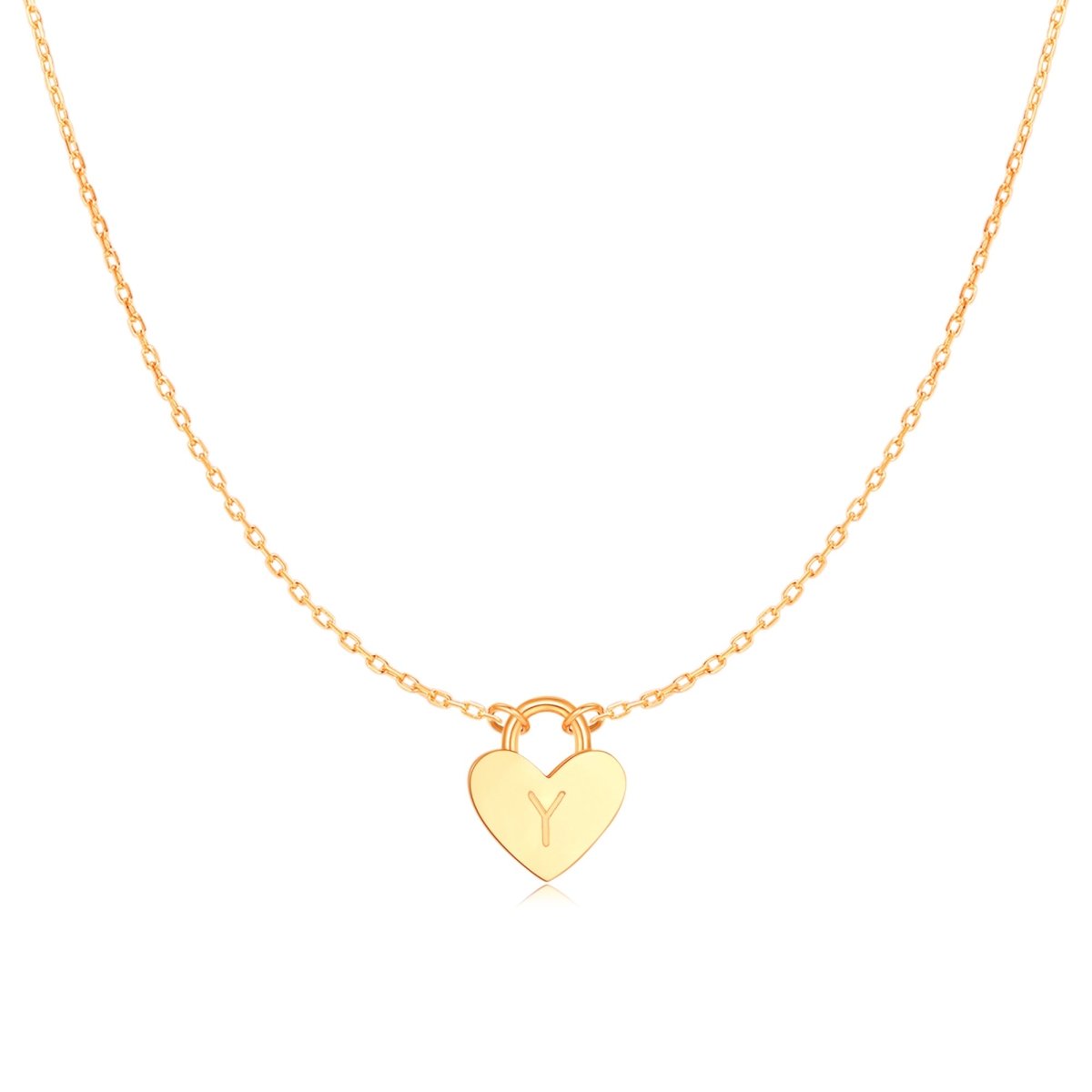 Collier "Initiale Cœur" - LaMaisonDesBijoux