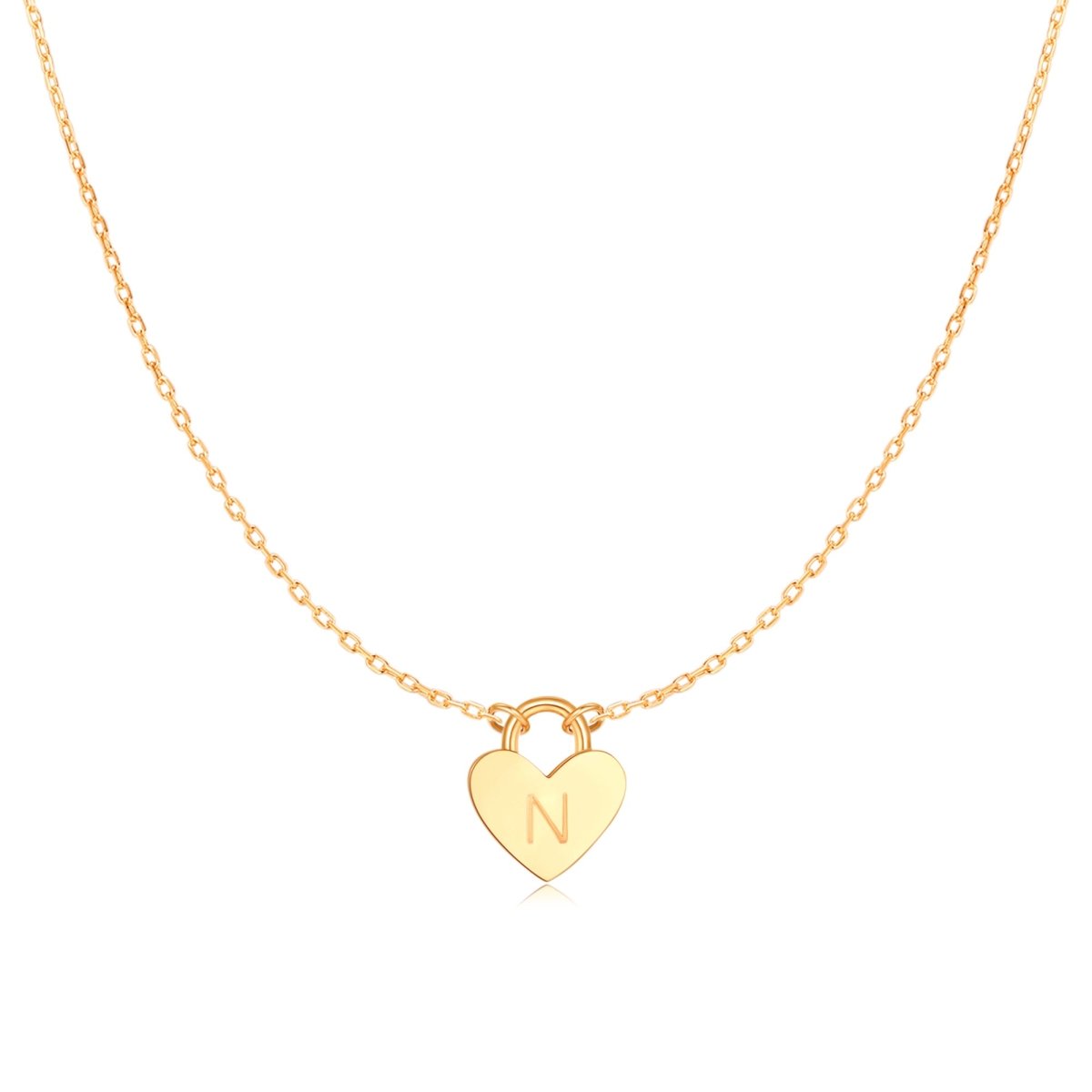 Collier "Initiale Cœur" - LaMaisonDesBijoux