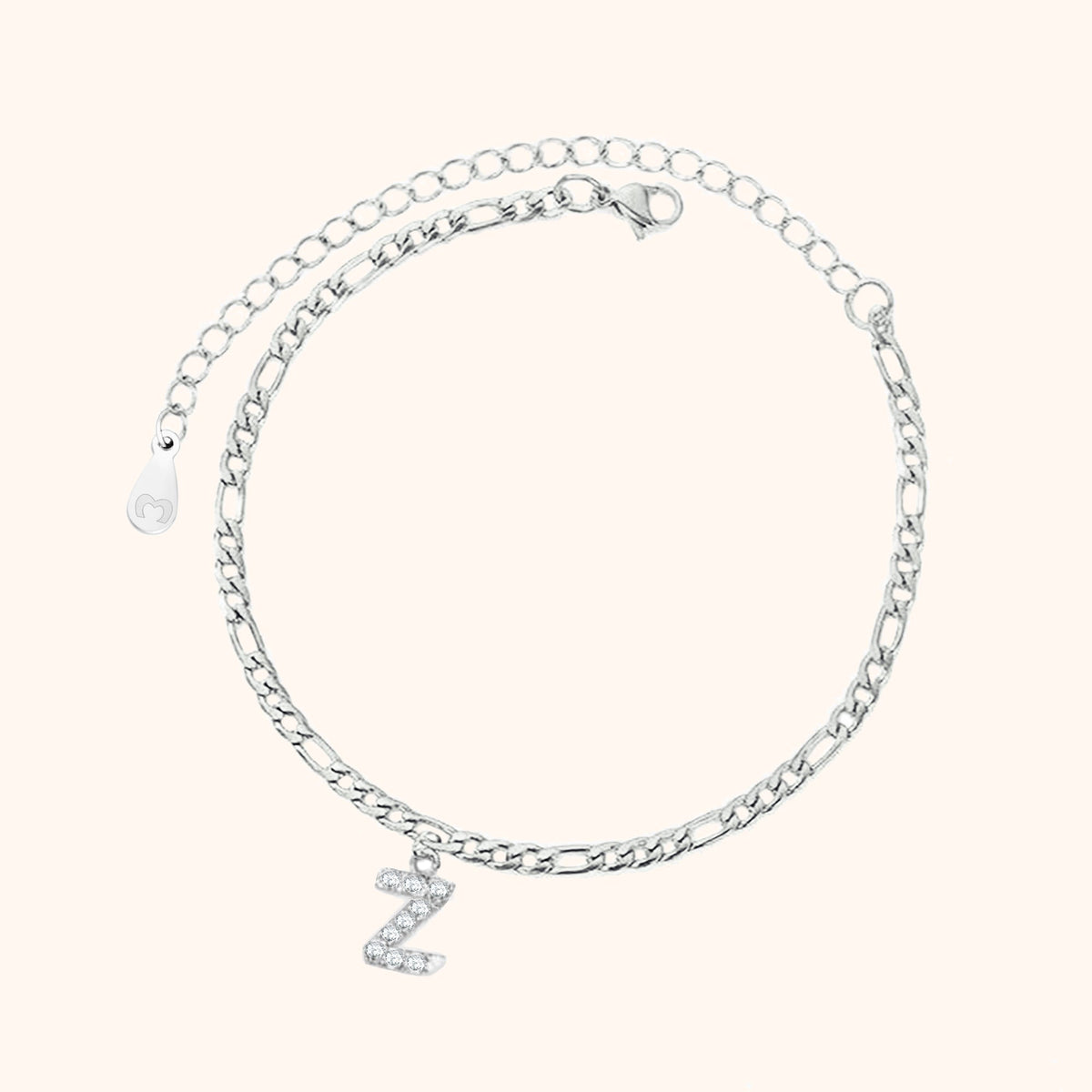 Bracelet de cheville Initiales - LaMaisonDesBijoux