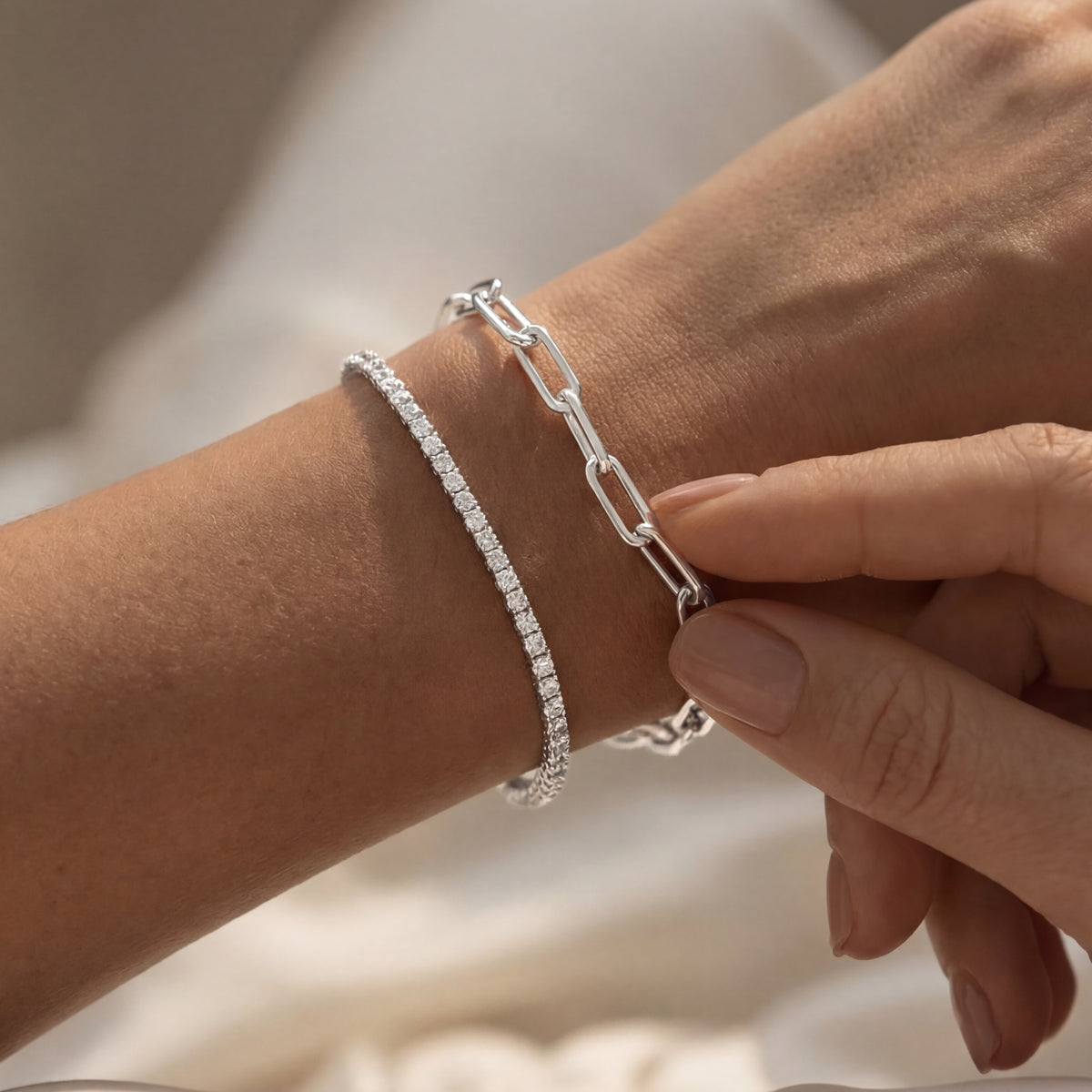Bracelet Maillons Rectangulaires
