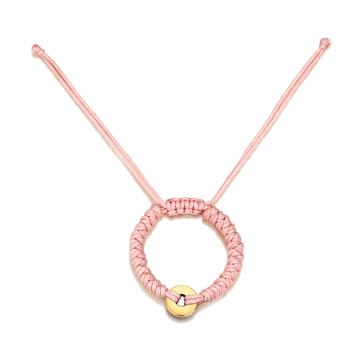 Bracelet Macramé Rose - Personnalisé