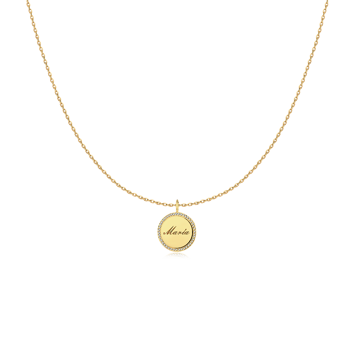 Collier Médaillon - Personnalisé - LaMaisonDesBijoux