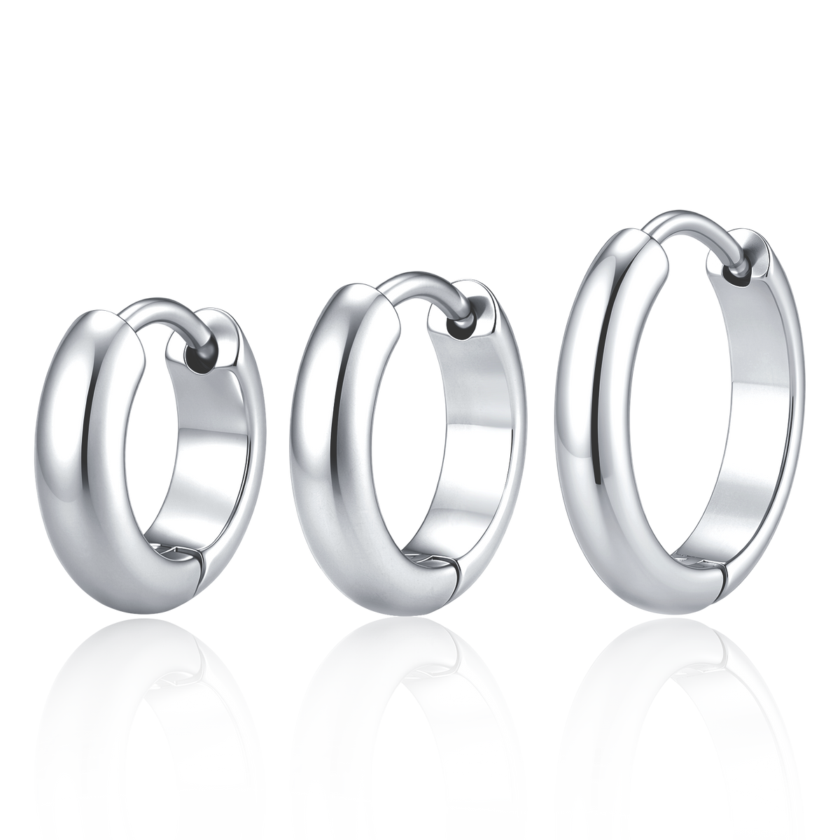 Boucles d'oreilles 3-Anneaux