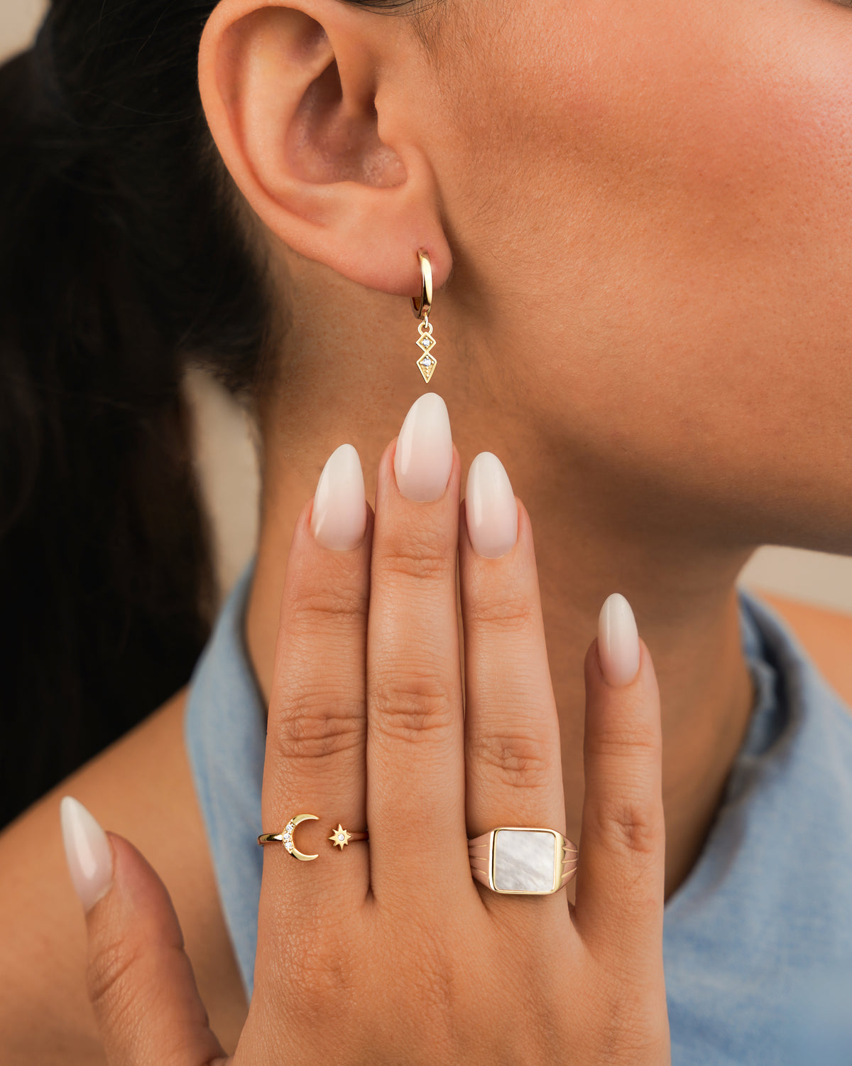 Bague Lune et Soleil - LaMaisonDesBijoux