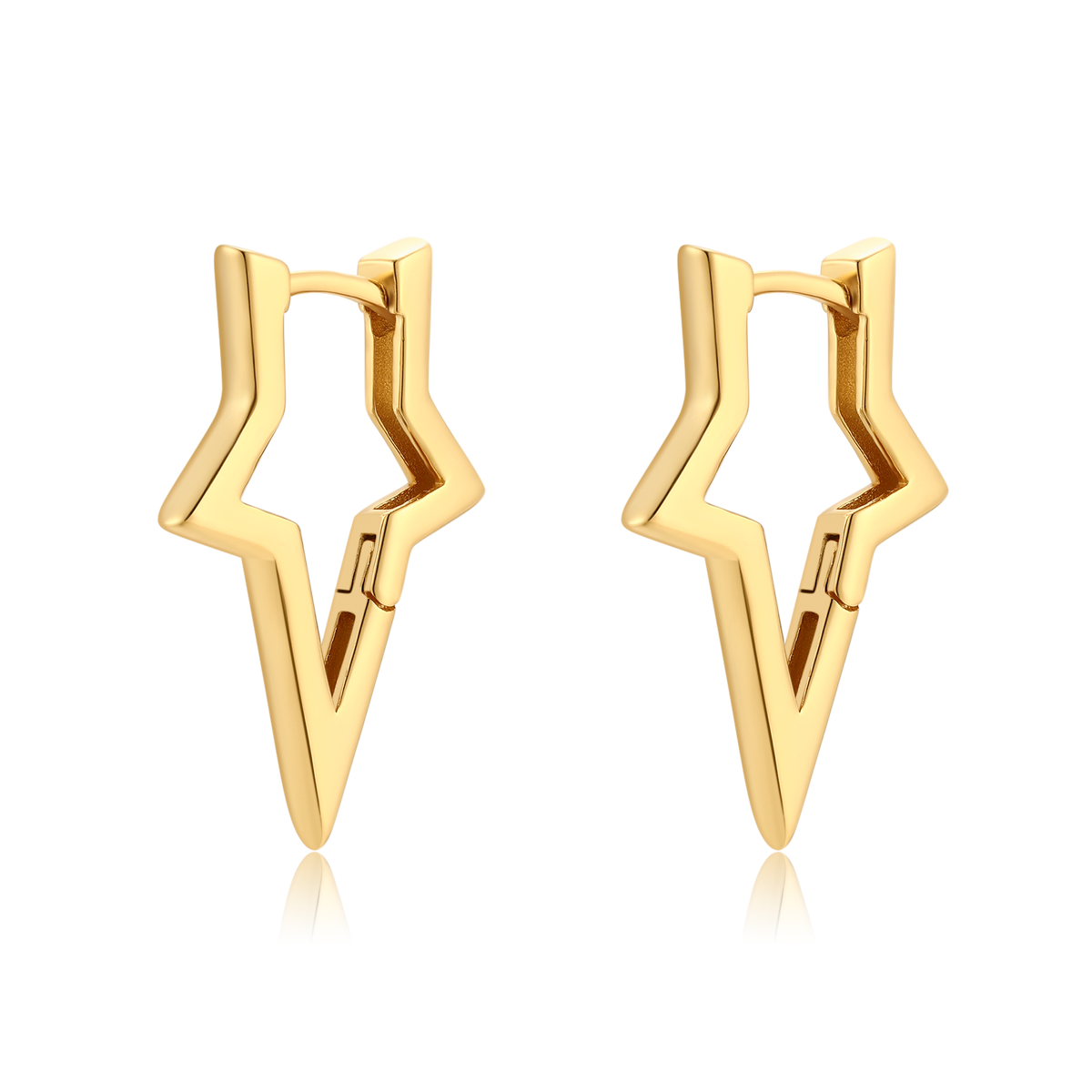 Boucles d'oreilles Étoile Capella