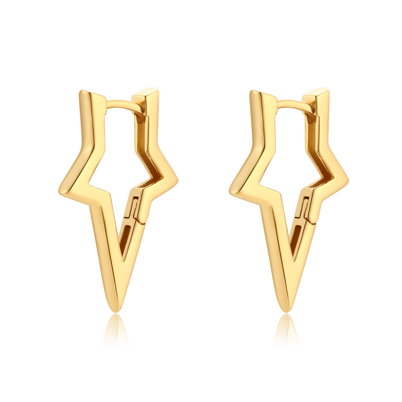 Boucles d'oreilles Étoile Capella