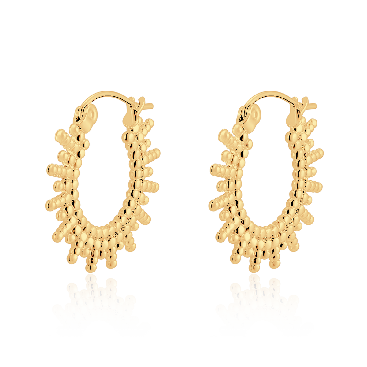 Boucles d'oreilles Anneaux Ensoleillé - LaMaisonDesBijoux