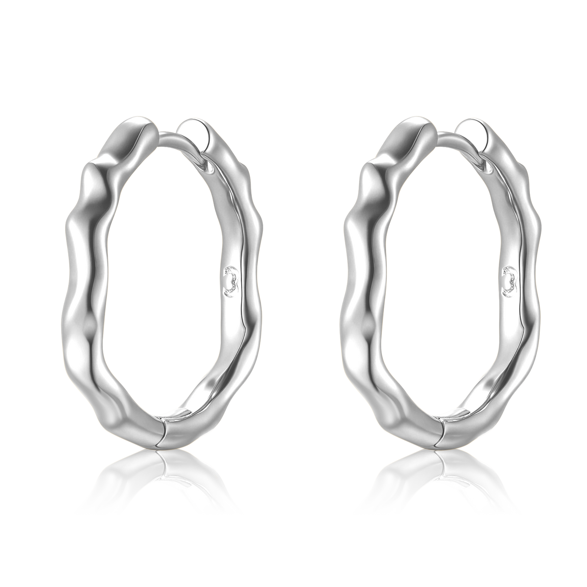Boucles d'oreilles Anneaux Vague