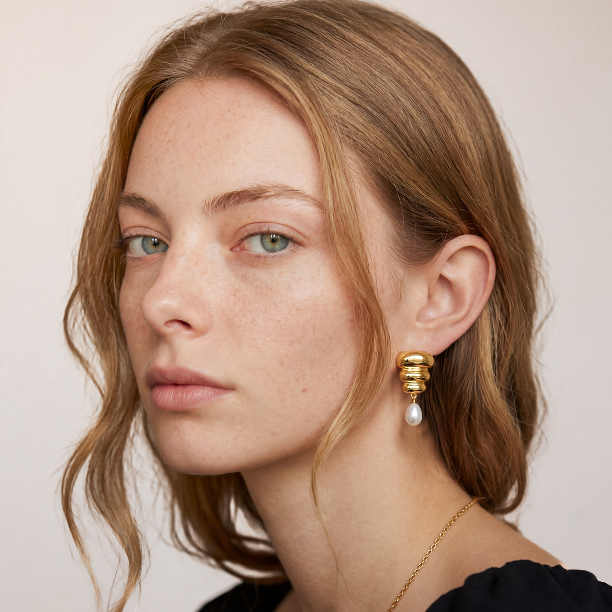 Boucles d'oreilles Perle Élégance