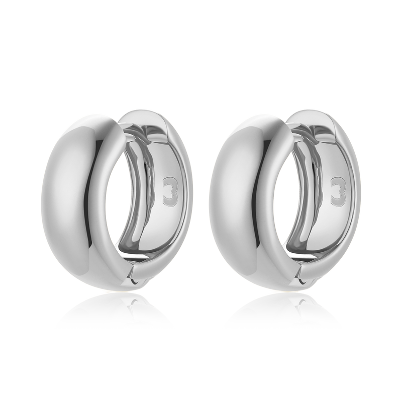 Boucles d'oreilles Anneaux Arrondis