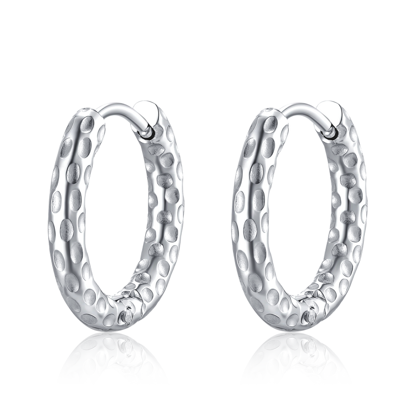 Boucles d'oreilles Anneaux Pointillés