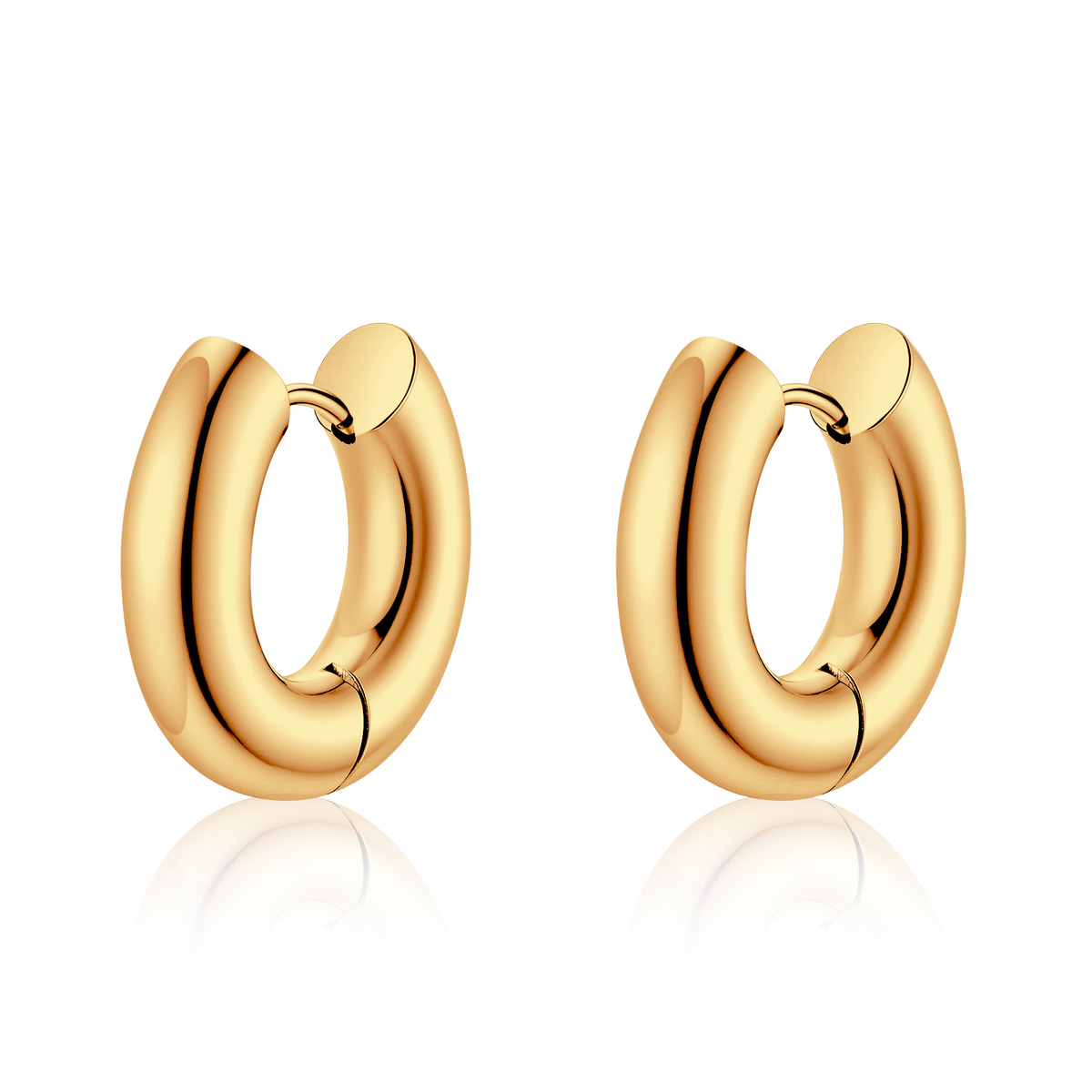 Boucles d'oreilles Anneaux Lisses