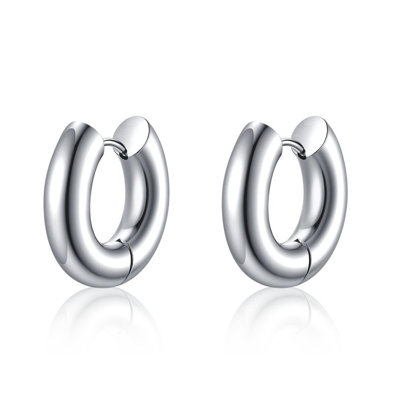 Boucles d'oreilles Anneaux Lisses