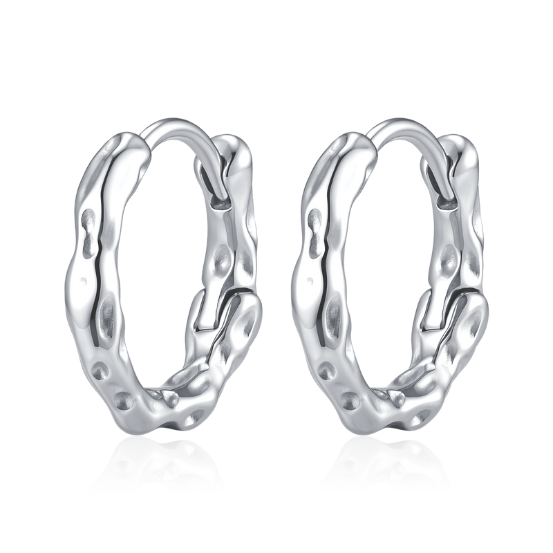 Boucles d'oreilles Anneaux Ondulations