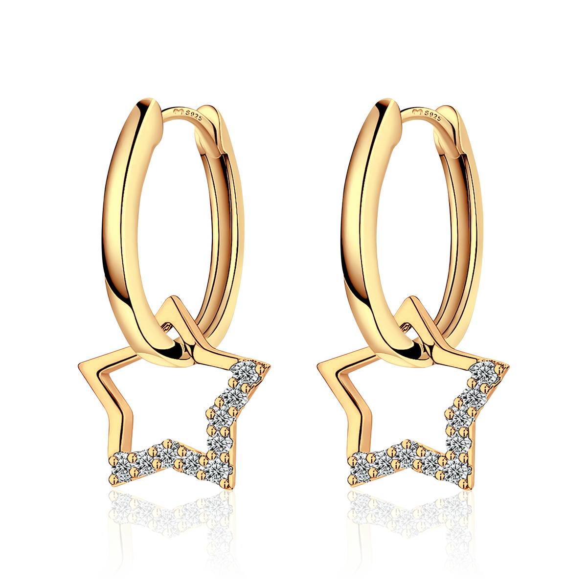 Boucles d'oreilles Charme d'Étoiles - LaMaisonDesBijoux