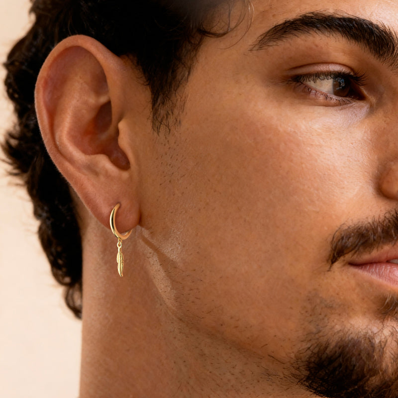 Boucles d'oreilles Homme BRAVE Erratique - LaMaisonDesBijoux