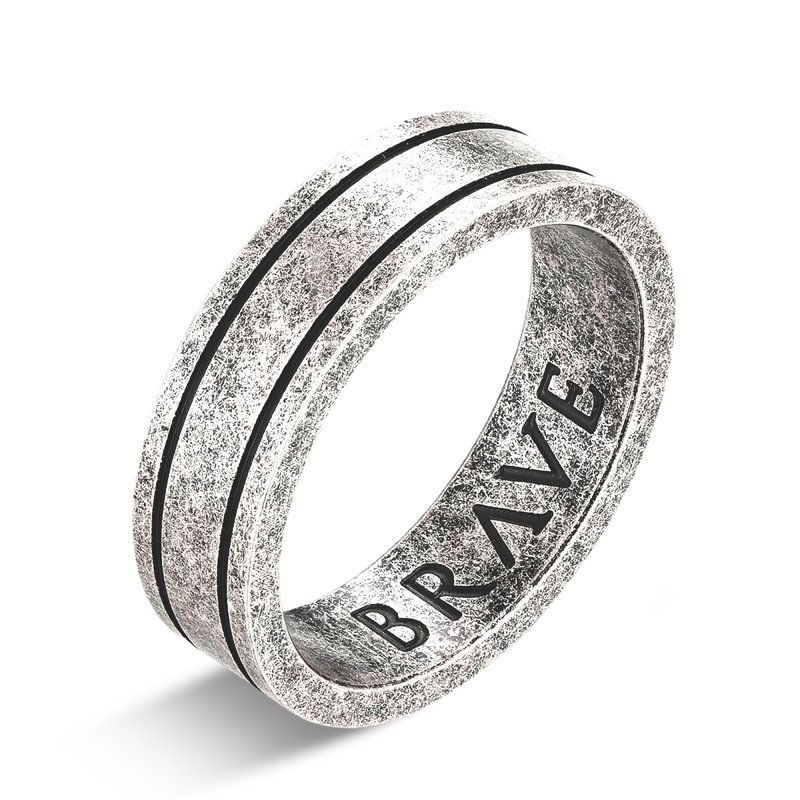 Bague Homme BRAVE Basalte - LaMaisonDesBijoux