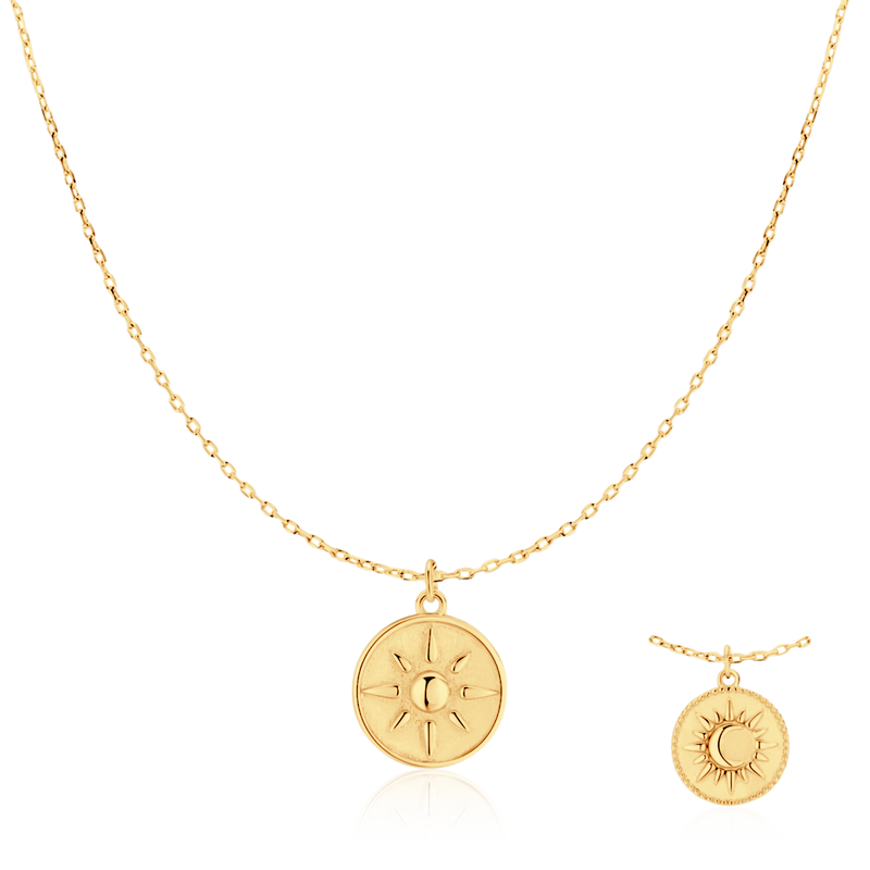 Collier Lune et Soleil