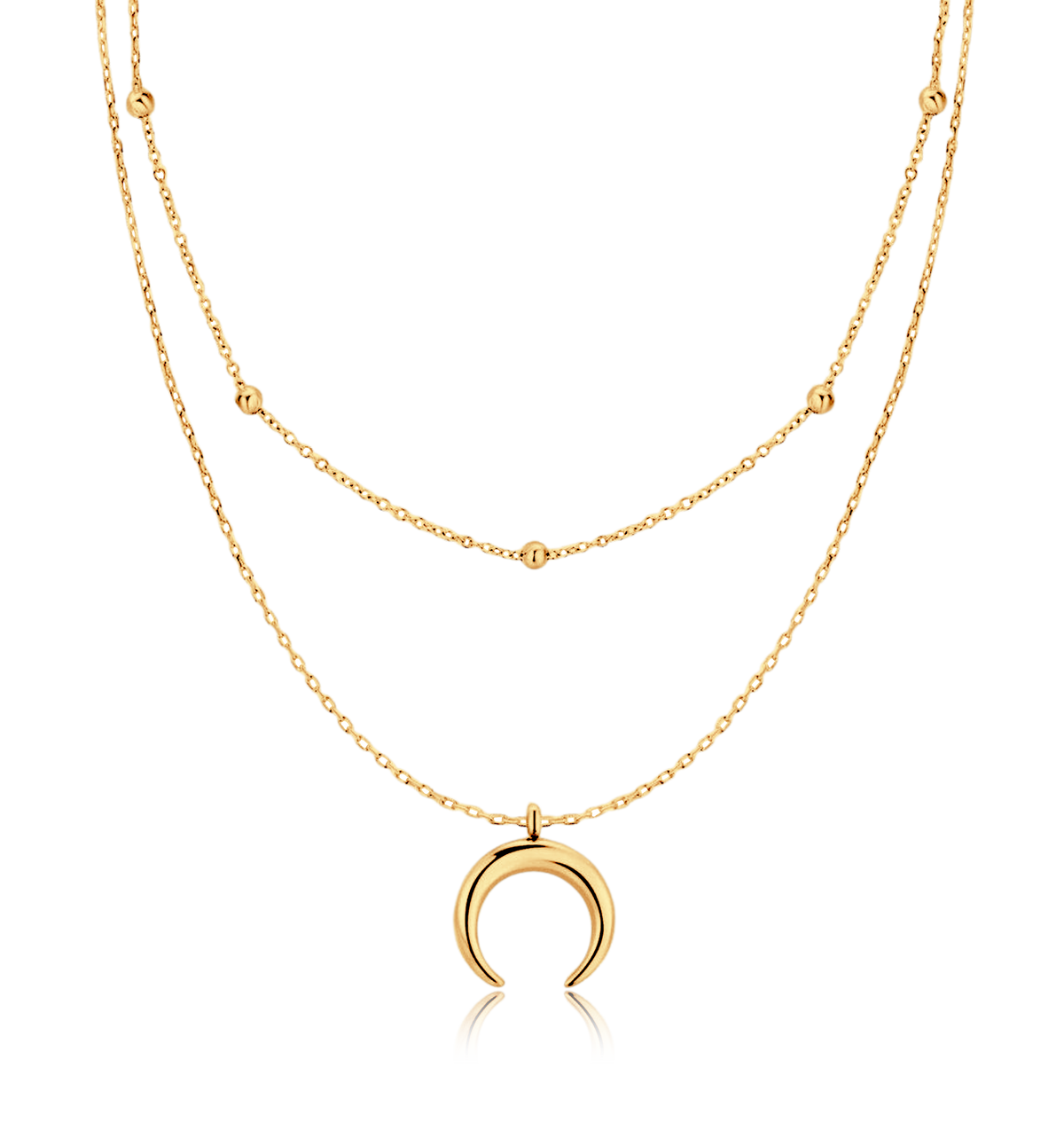 Collier Demi-Lune Balles