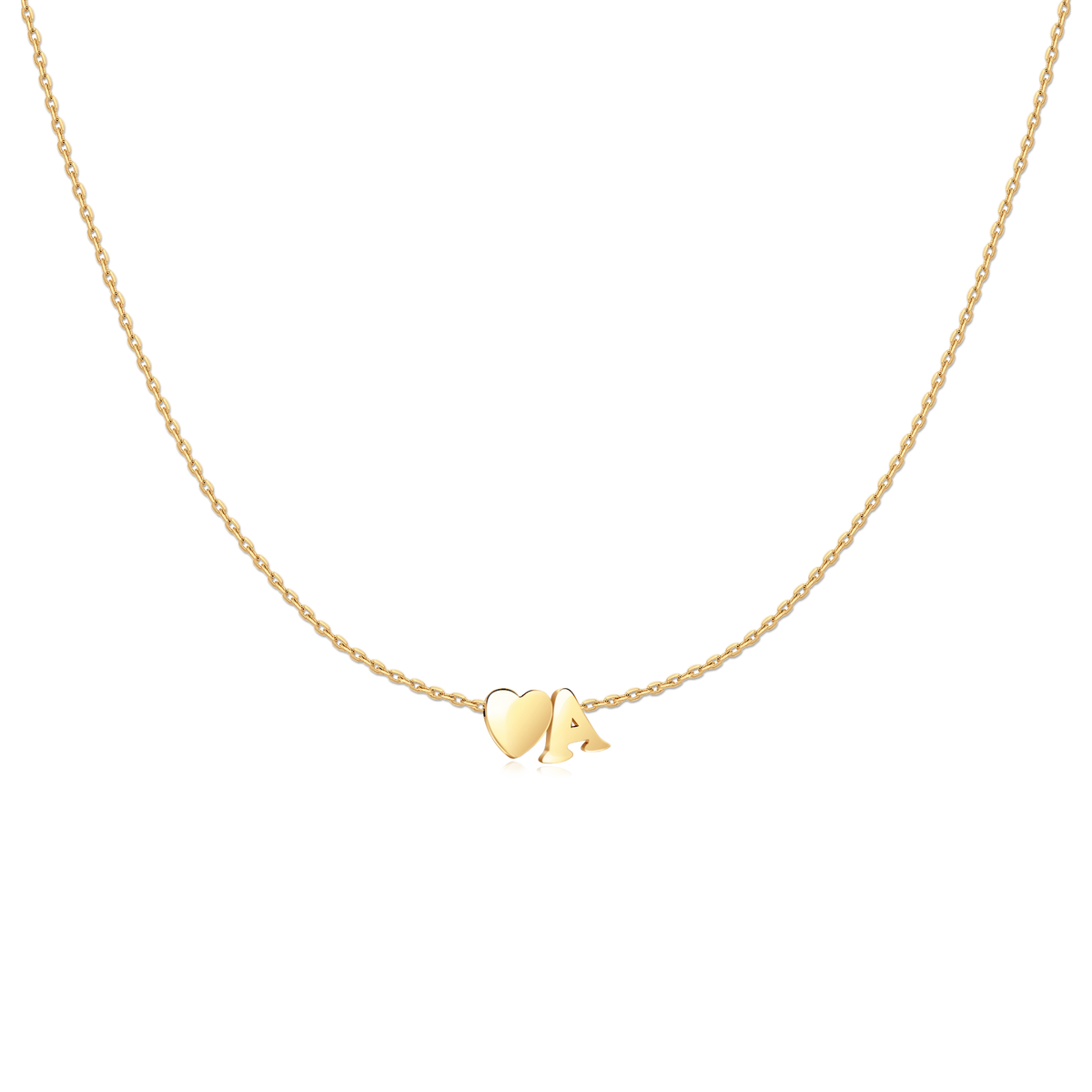 Collier Lettre Amour - LaMaisonDesBijoux