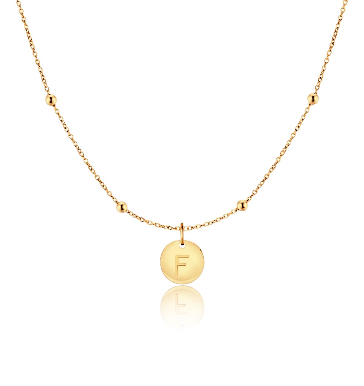Collier Cercle Initiale