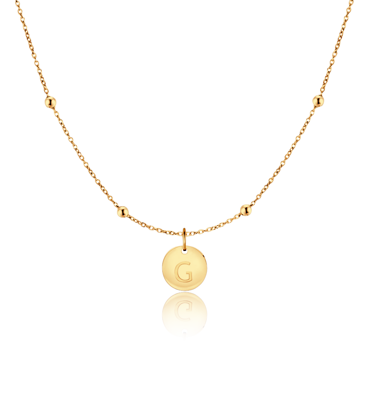 Collier Cercle Initiale